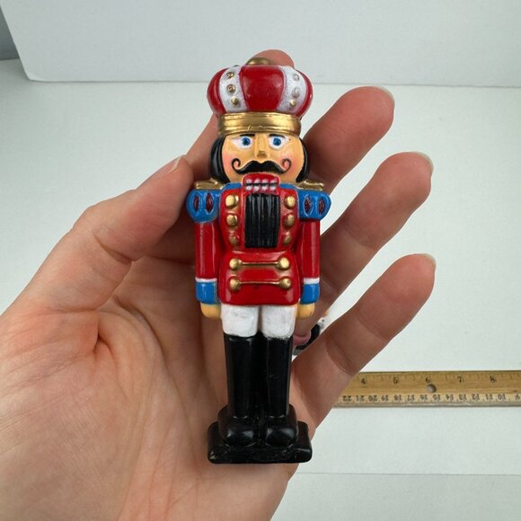 Vtg Set of 3 Nutcracker Memo Magnets 3D Plastic Christmas Holiday Decor 4.25in - Picture 11 of 11